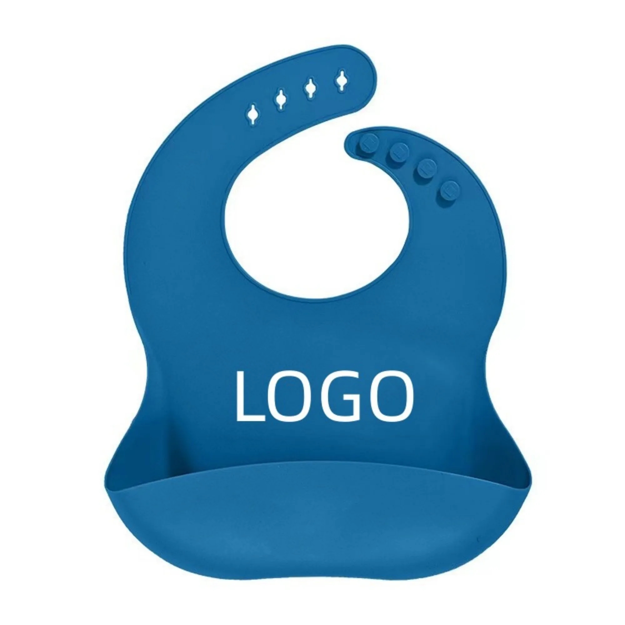 Pocket Silicone Baby Bib 6