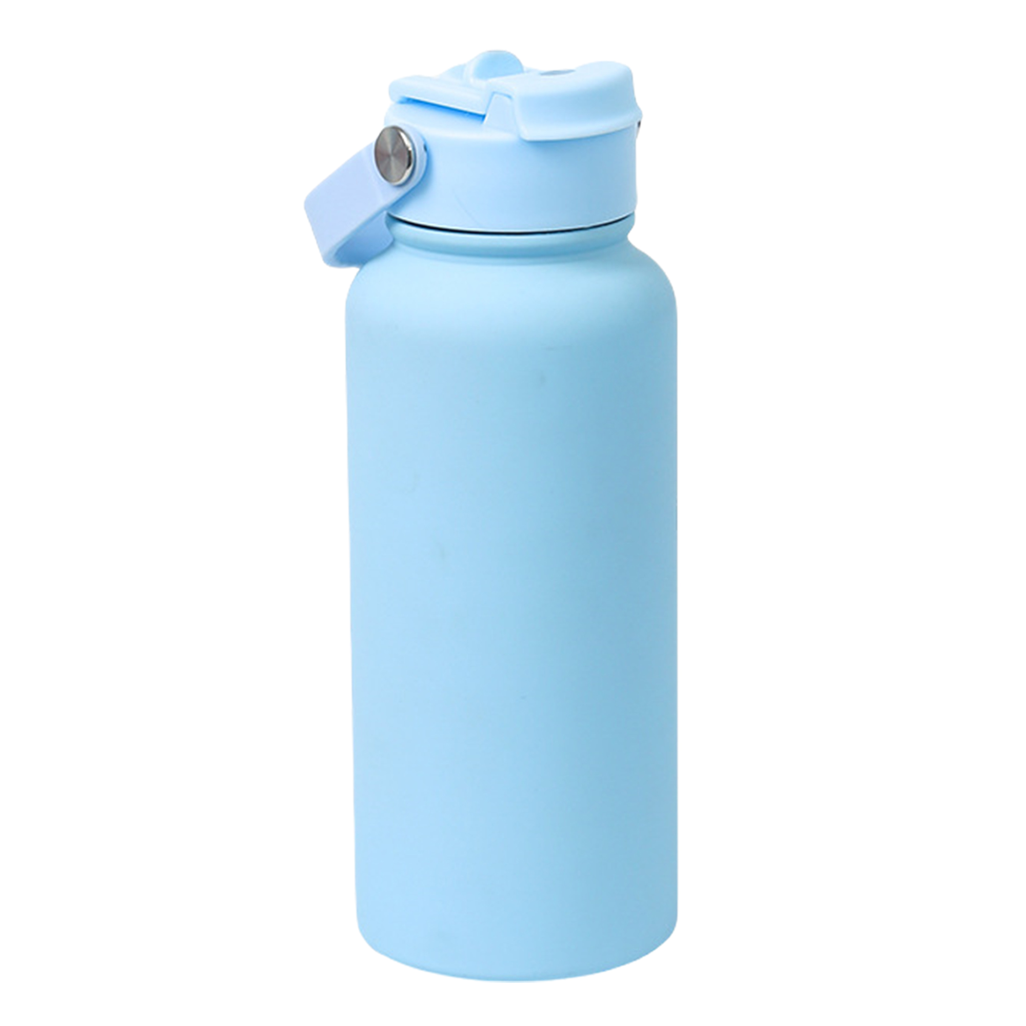 600ml Matte Morandi Silicone Base Space Bottle with Handle, custom water bottle with logo imprint 6