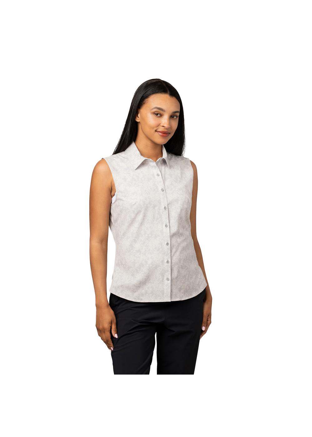 Storm Creek Women's Enthusiast 4-Way Stretch Printed Sleeveless Outdoor Shirt 18