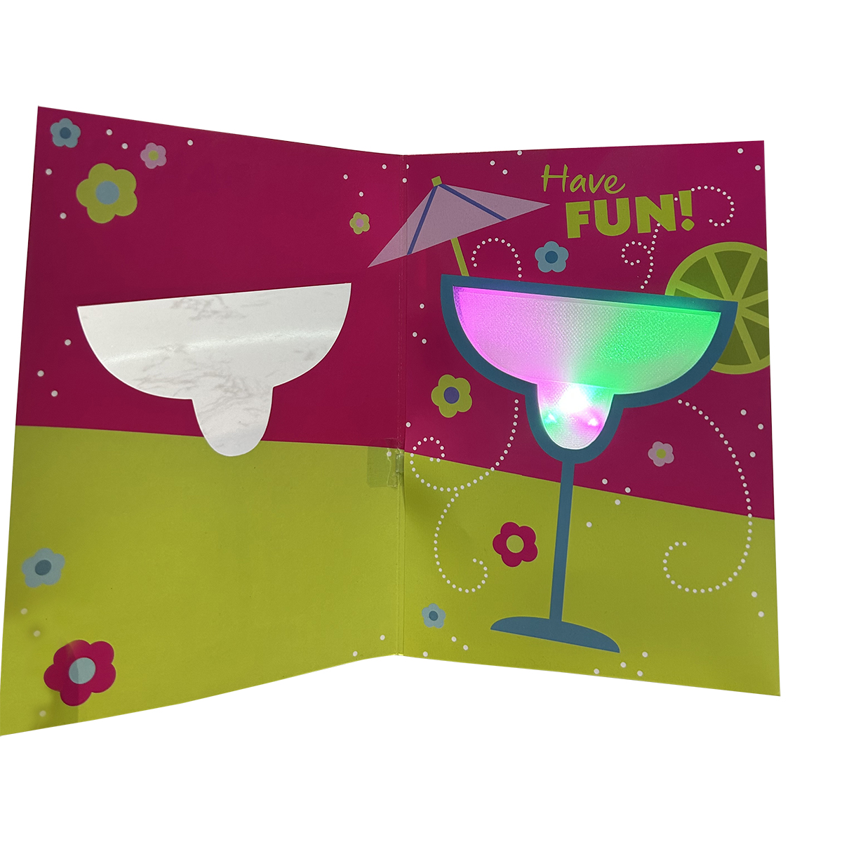 AudioPop Light + Sound Custom LED Audio Greeting Card & Direct Mailer - Full Color 5