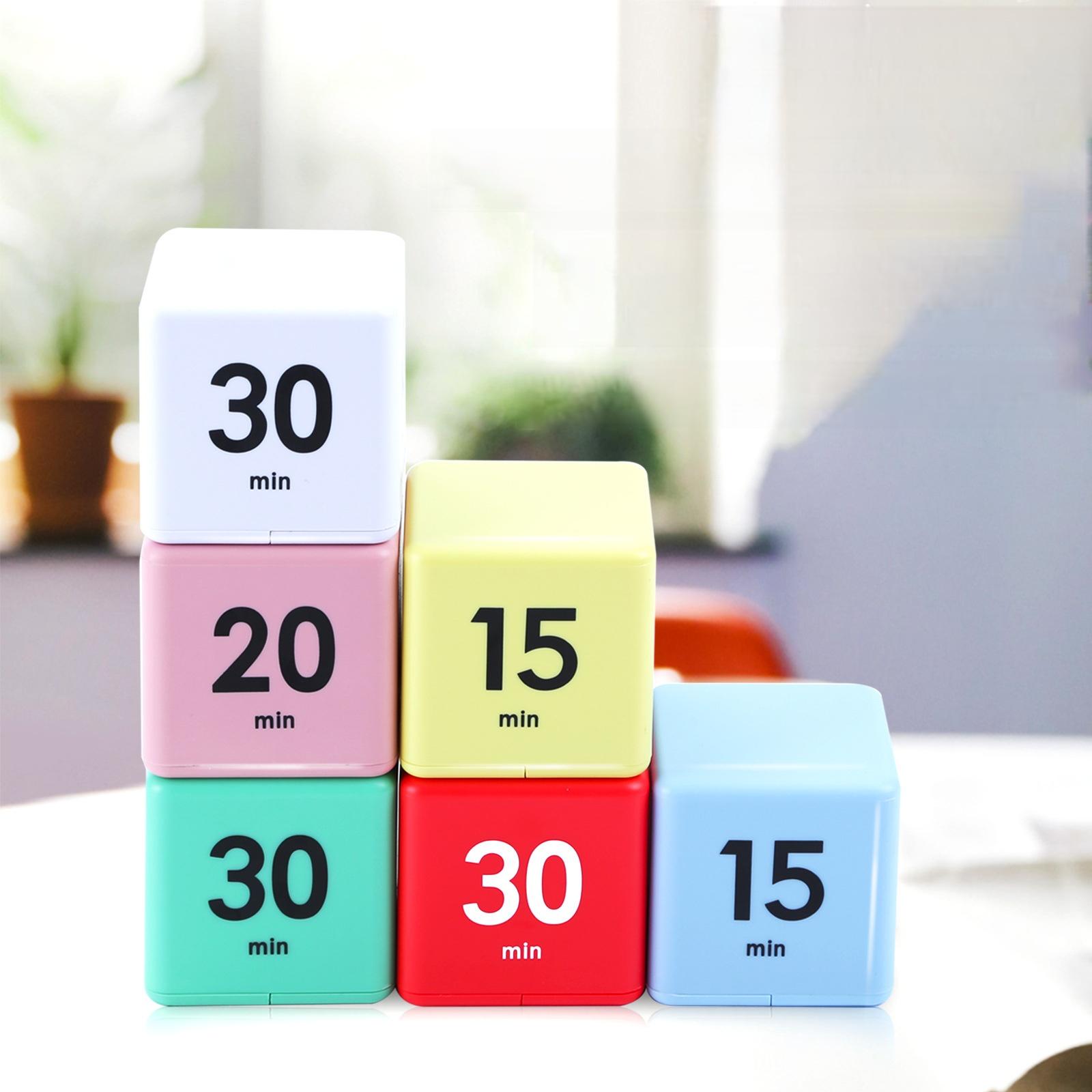 Digital flipped countdown timer cube 6