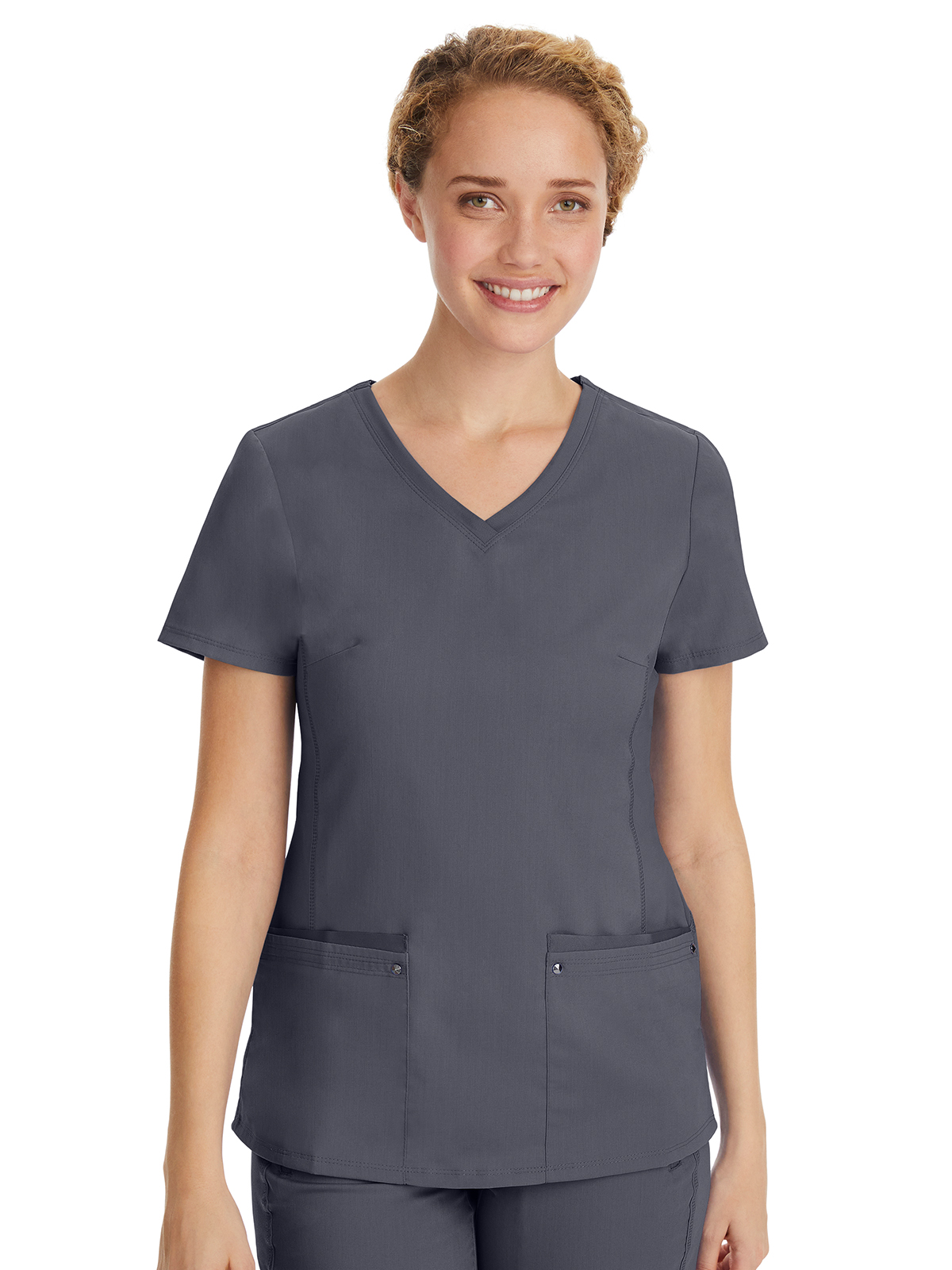Healing Hands - HH Purple Label - Women's 2-Pocket Juliet Stylish V-Neck Top 75