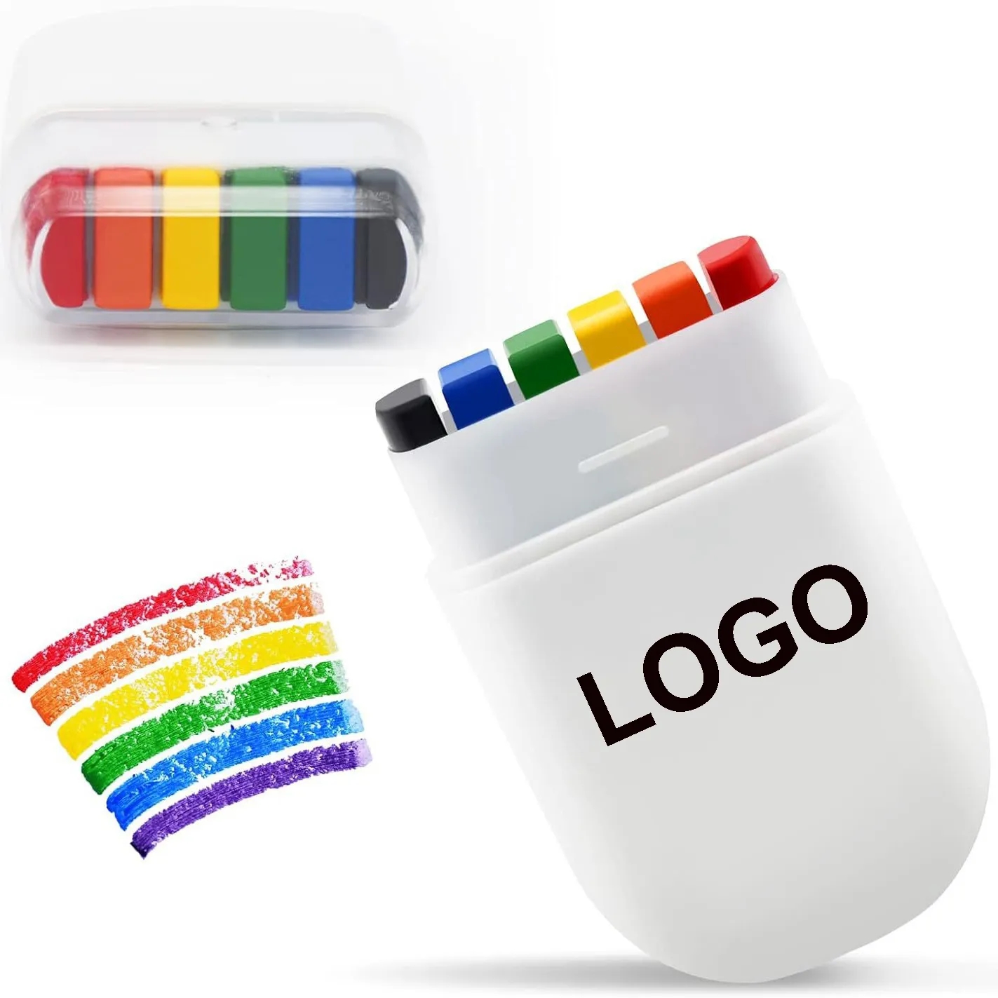 Rainbow Face painting 4