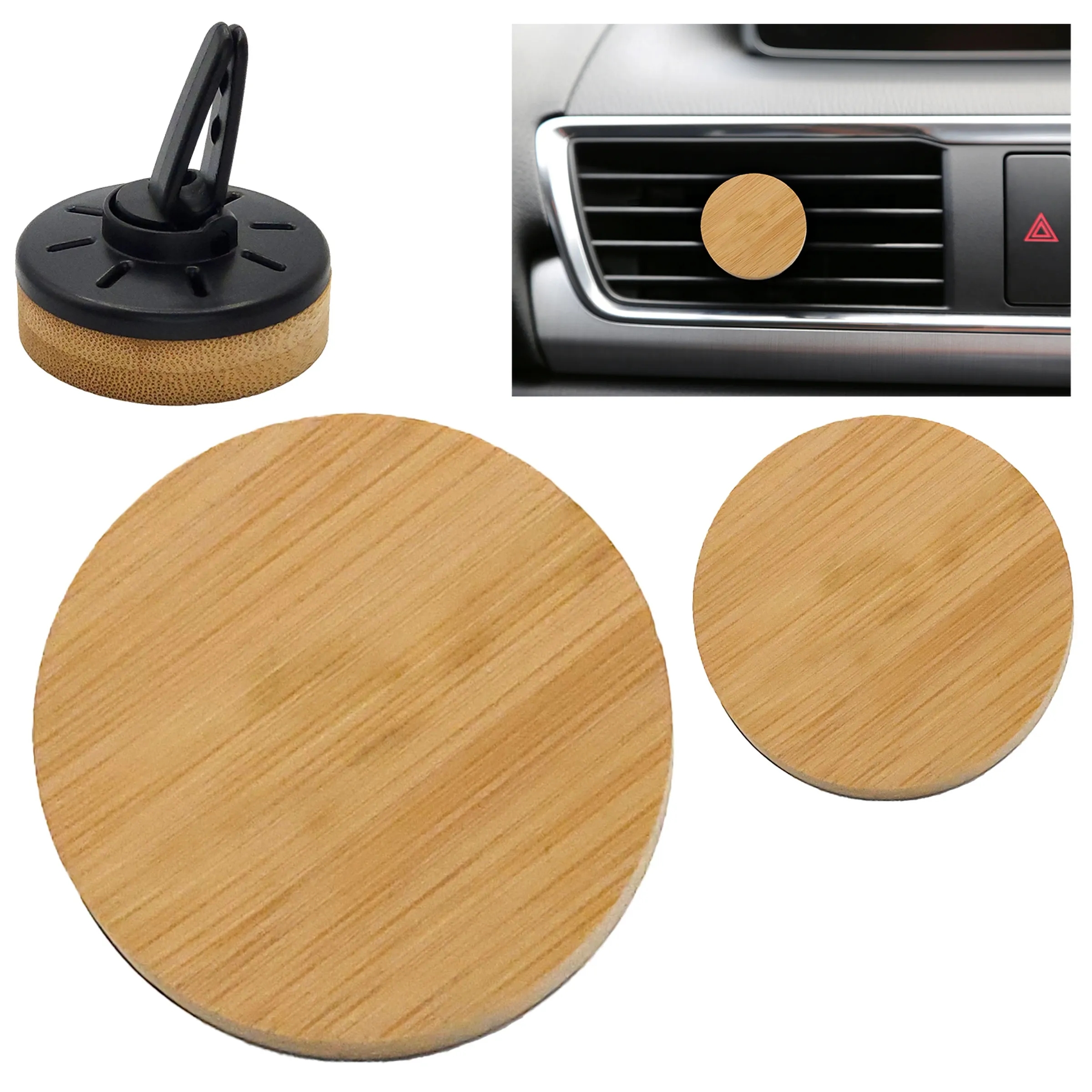 BAMBOO CAR AIR FRESHENER 5