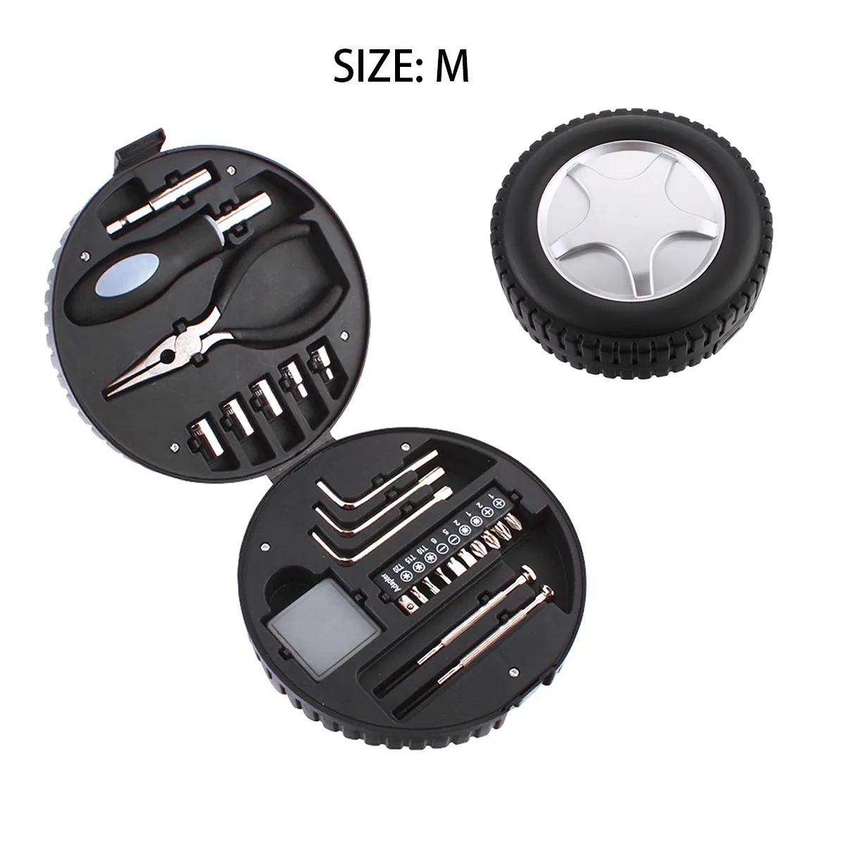 Industries Multi Tool Gift Set in Tire Shape Case 6