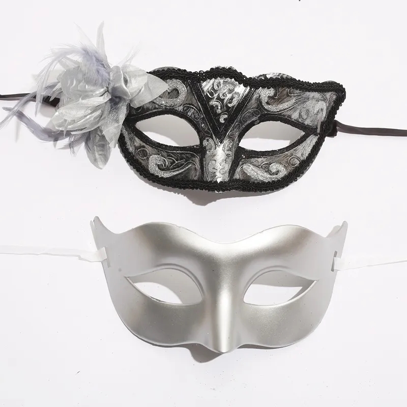Masquerade Mask For Couples Halloween Costome 5