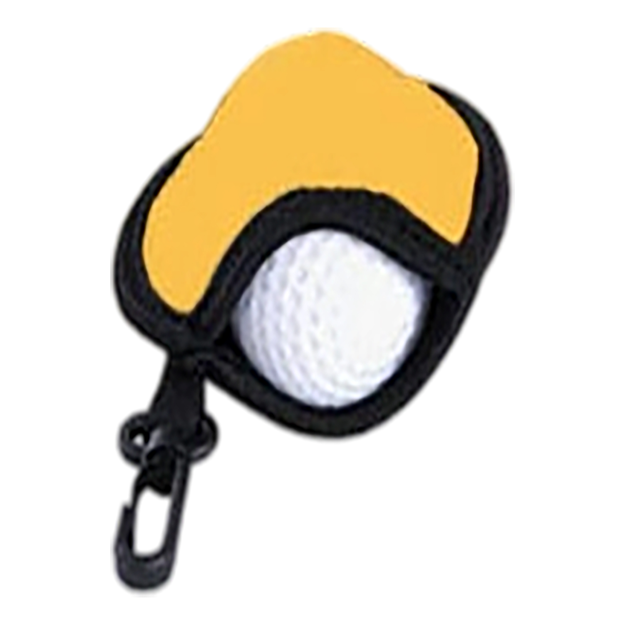 Golf Ball Cleaning Pouch With Clip - 3.9x3.9" Soft Water-Resistant Material 9