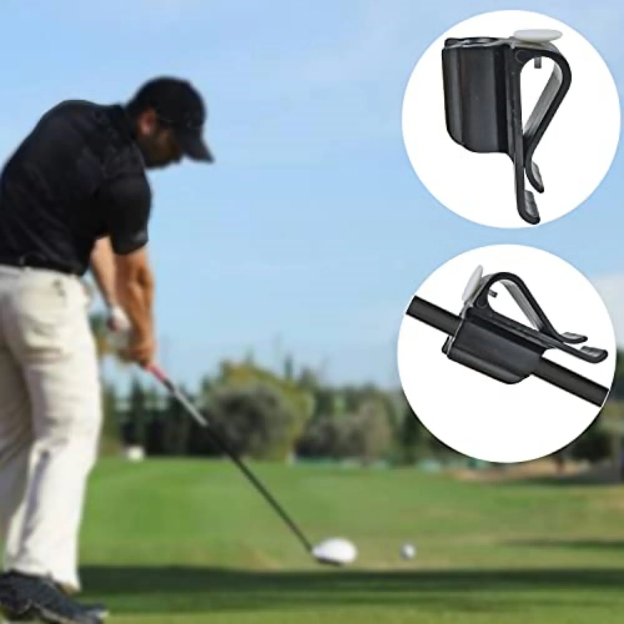 Golf Putter Clip Holder Ball Marker 9