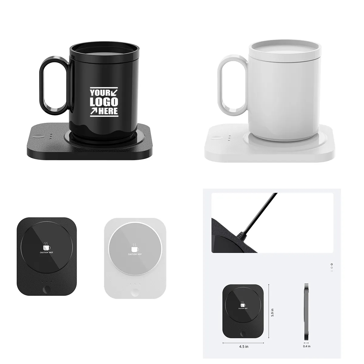 New Thermostatic Automatic Heating Coasters Cup Gift 2