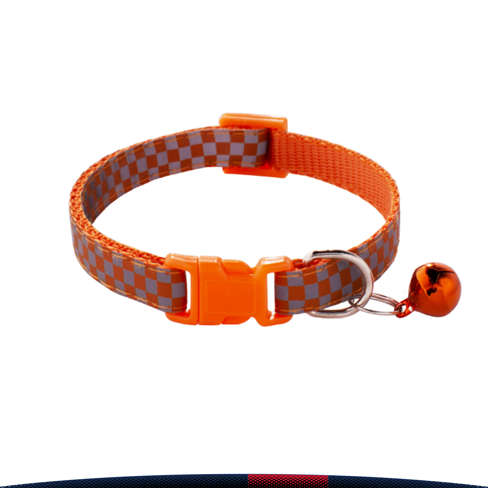 Wagglo Reflective Checkerboard Pet Collar 14