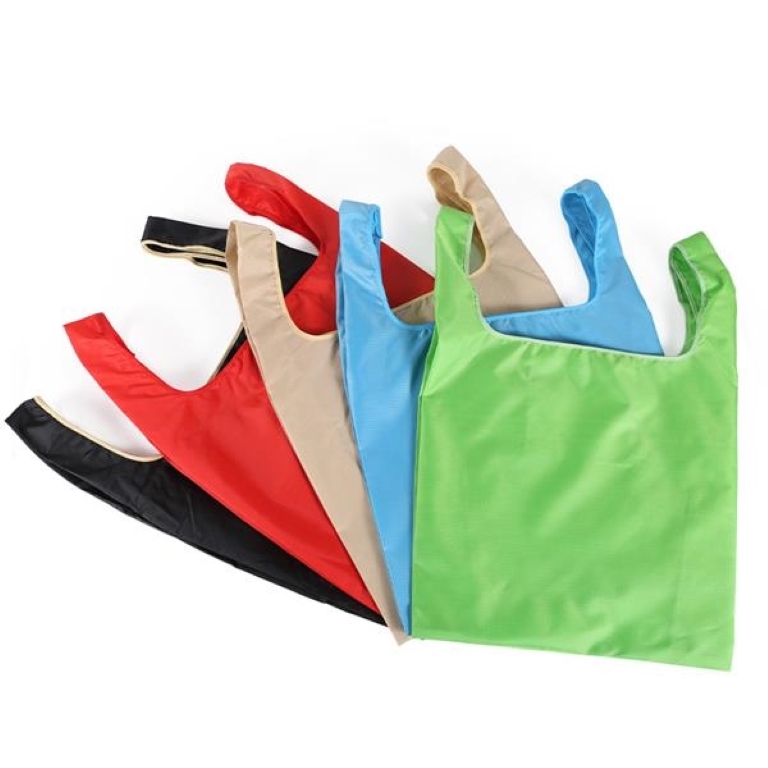 Portable Oxford folding tote shopping bag 1