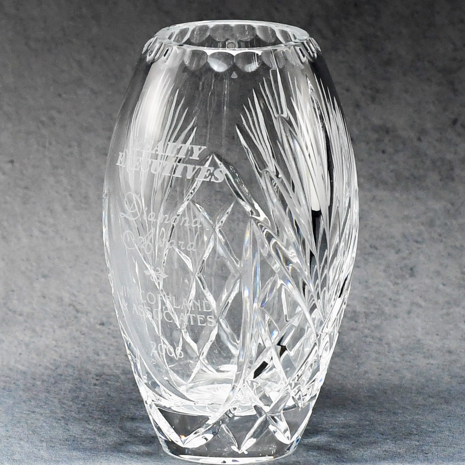Lead Crystal Vase 3
