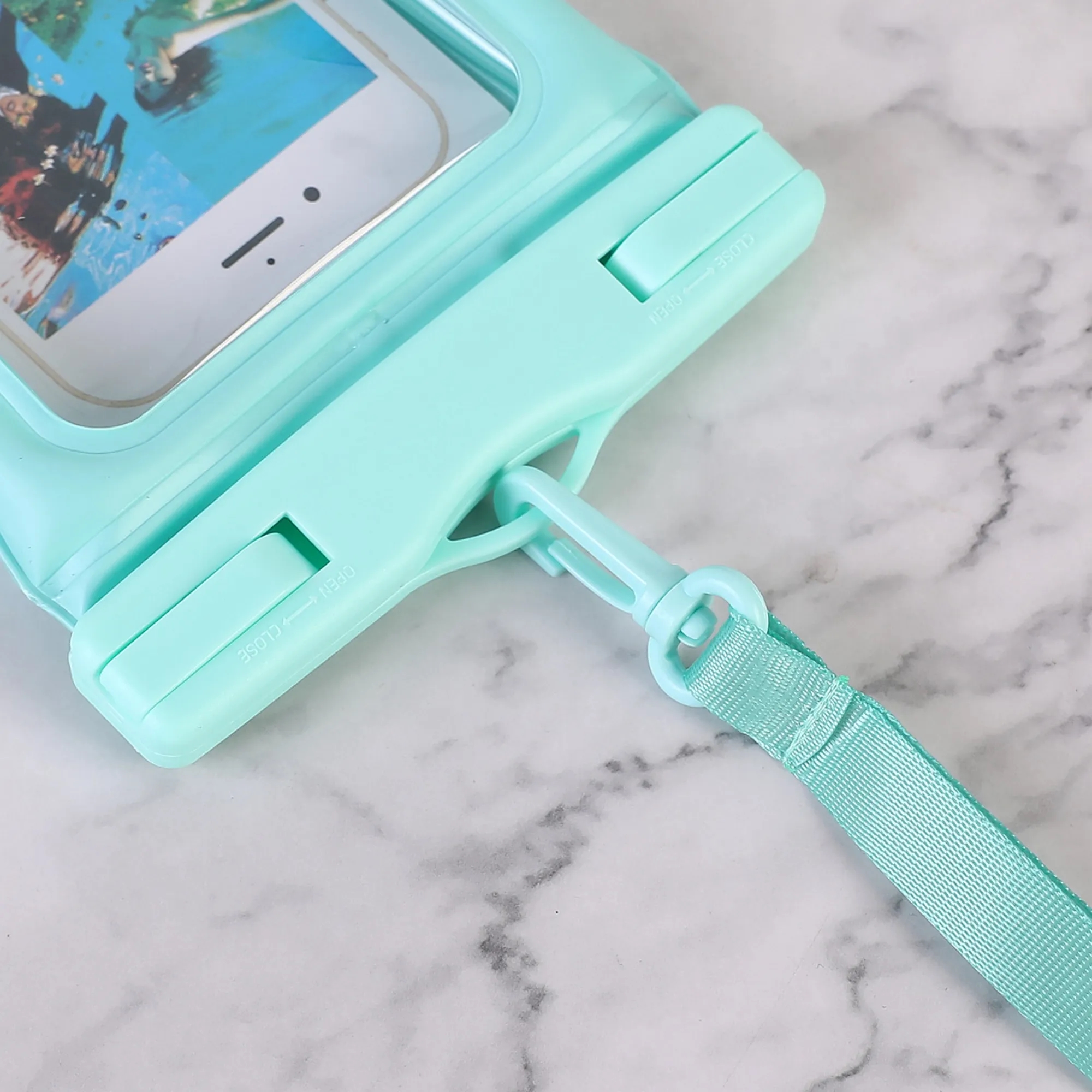 PVC double-sided inflatable mobile phone waterproof bag 7
