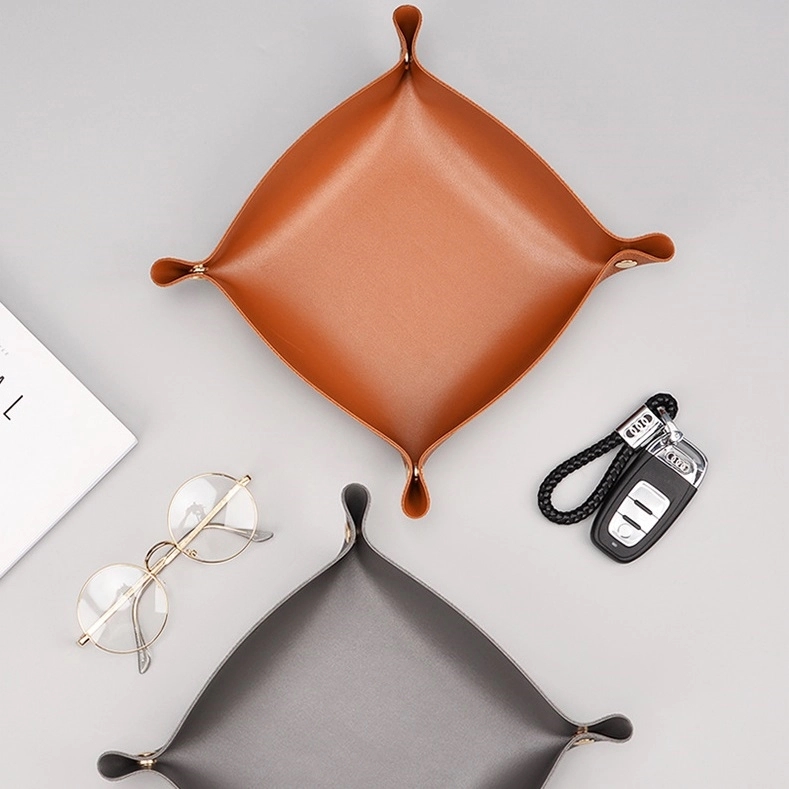 PU Leather Catchall Valet Tray 6