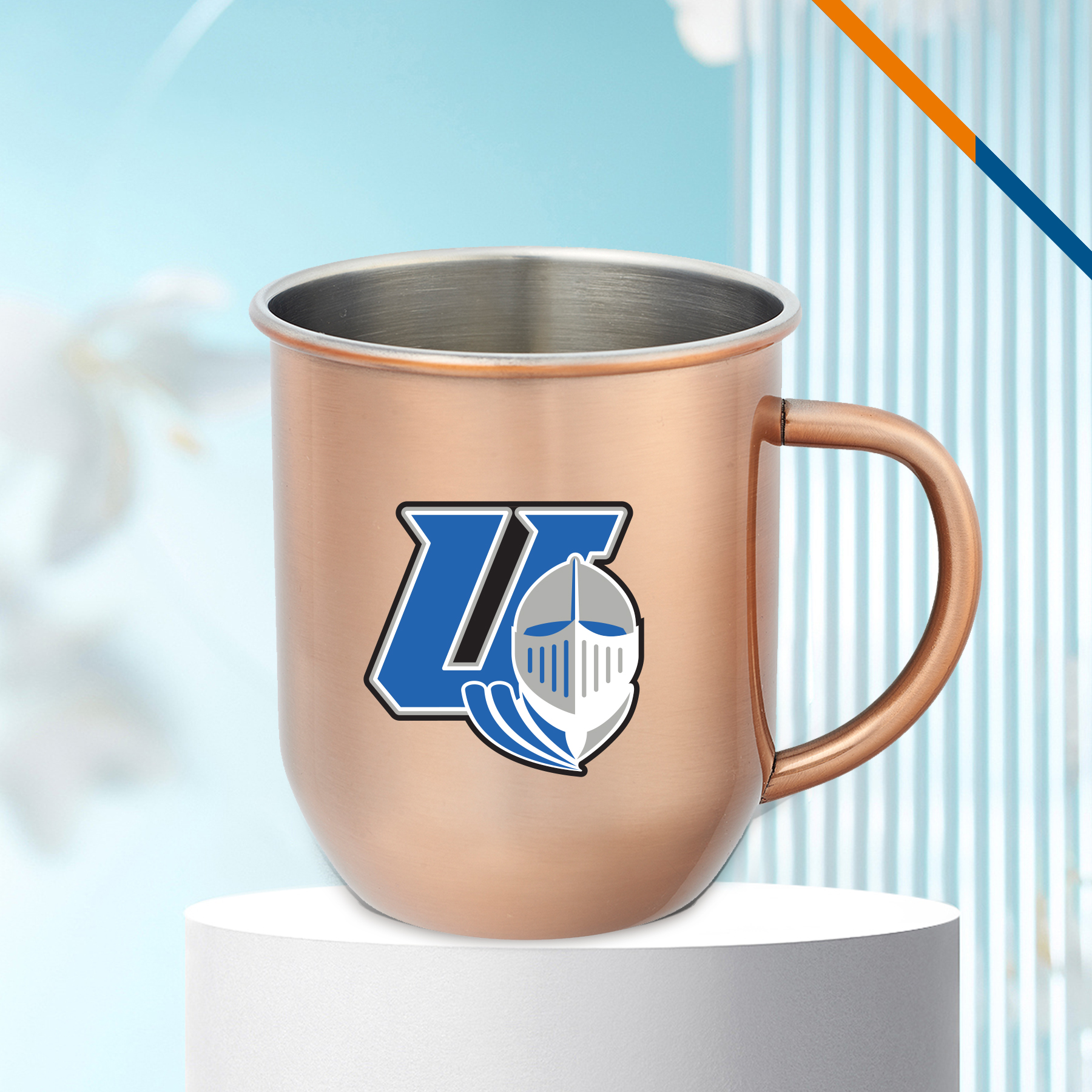 Plica Stainless Steel Moscow Mule Mug - 16 OZ. 3