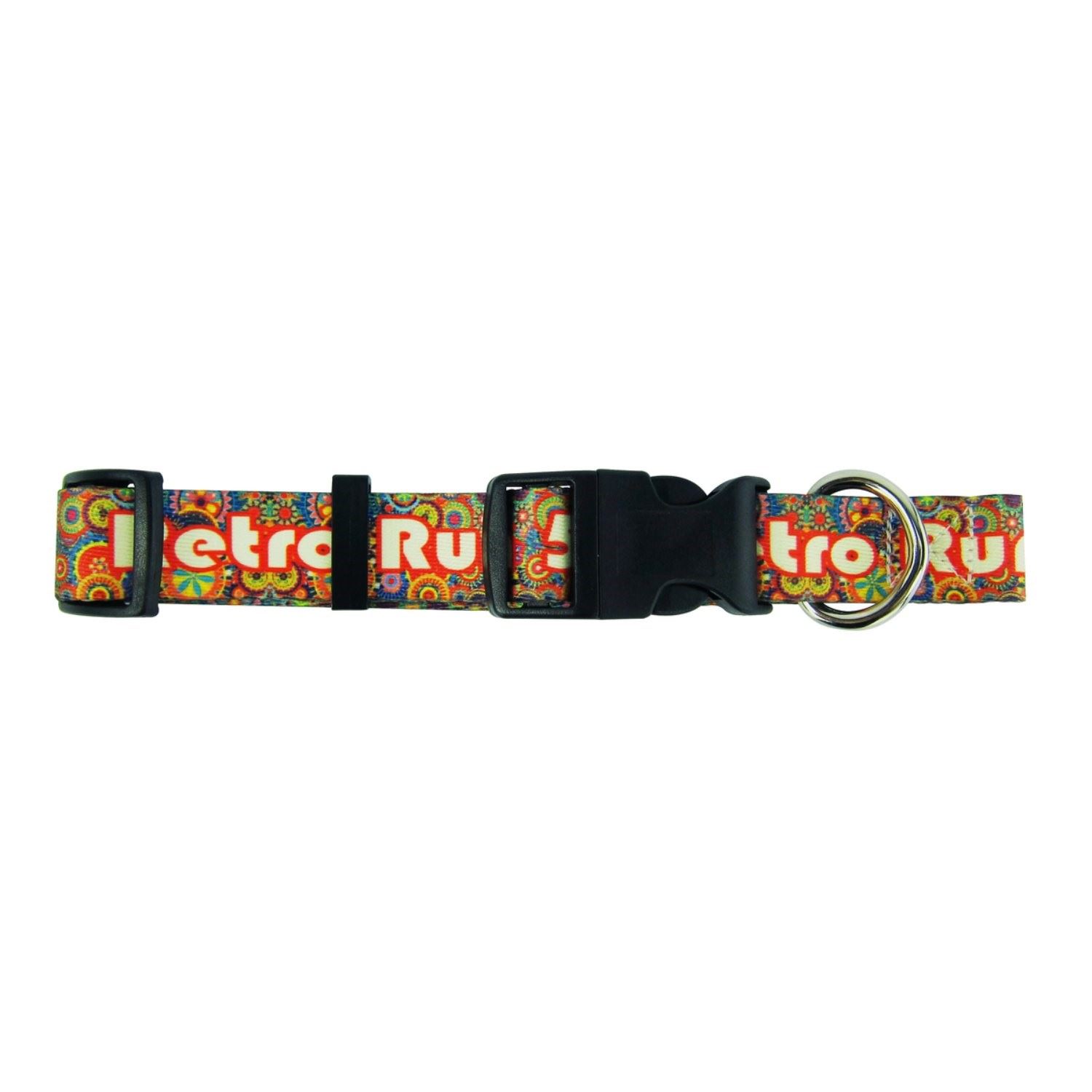 Dye Sublimated Full Color Adjustable Pet Collar - 1" W 1