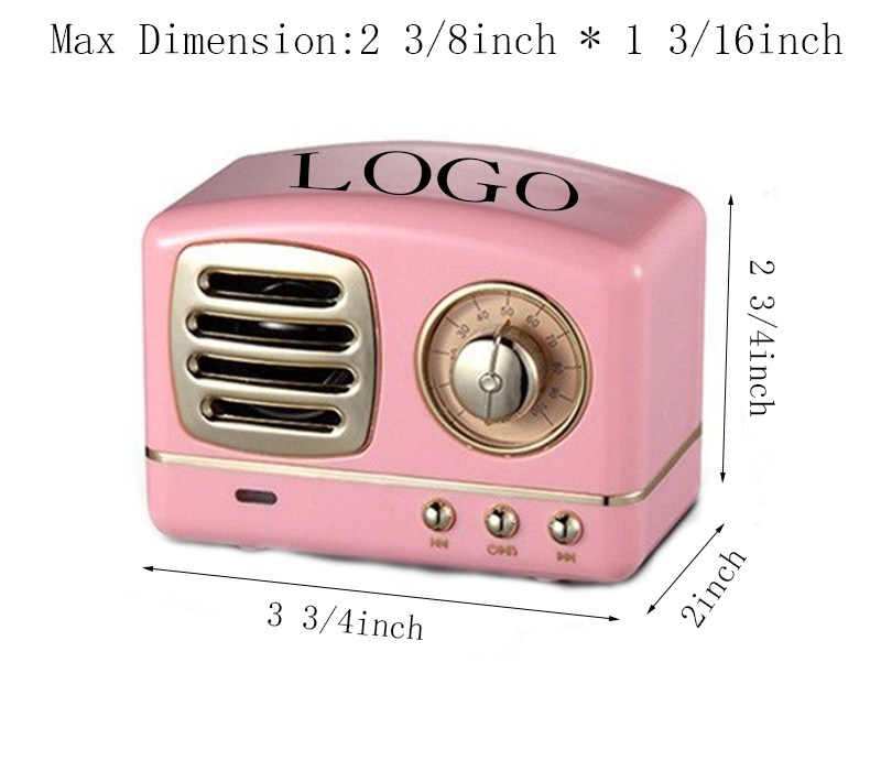Retro Mini Portable Wireless Bluetooth Speaker 5
