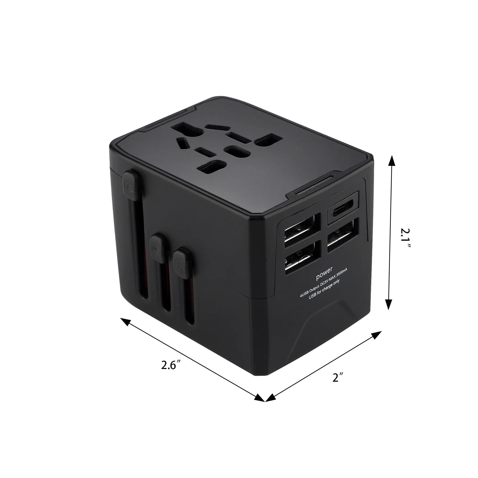 Global Multi-Function Travel Adapter MOQ 50PCS 4