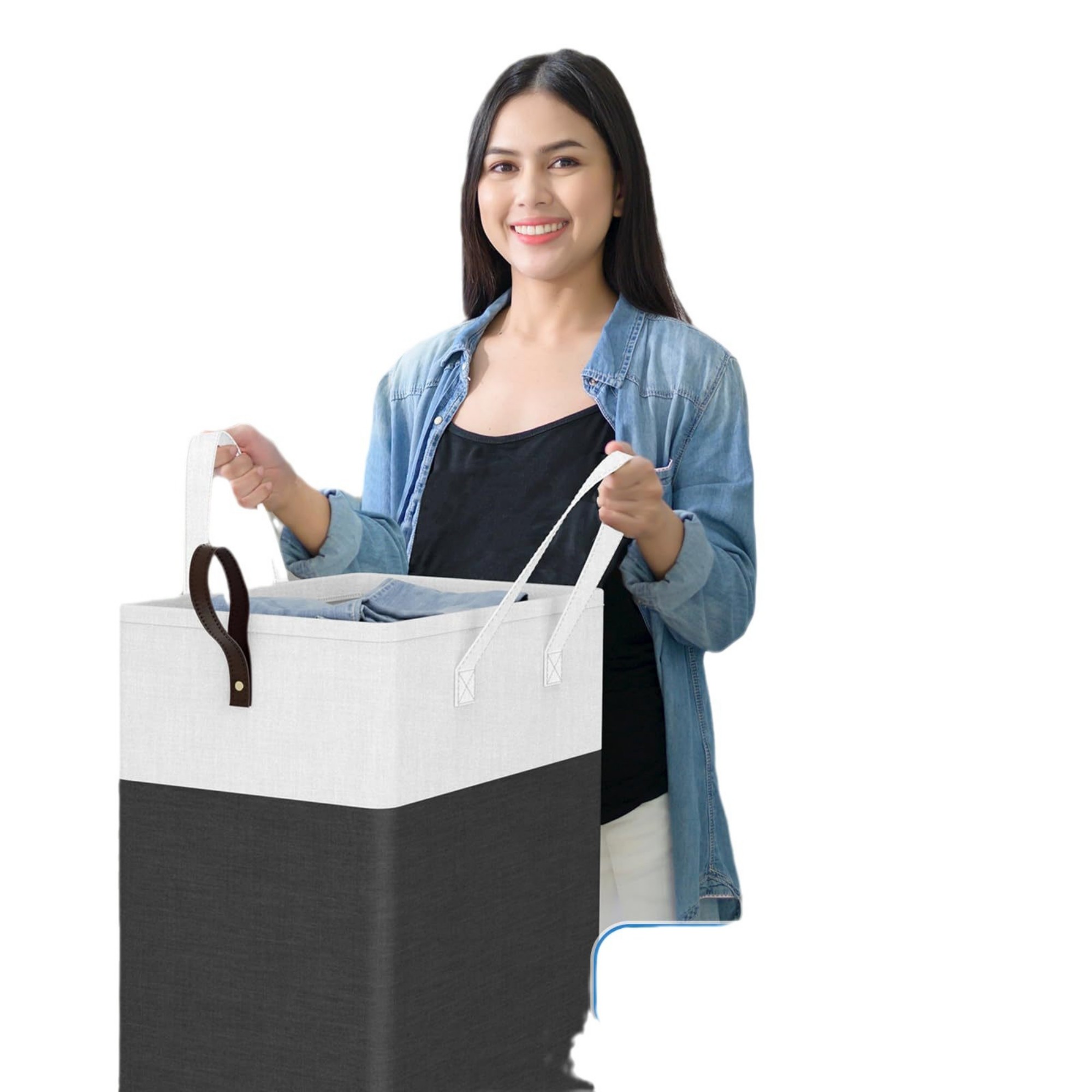 Large Foldable Wheeled Laundry Basket 3