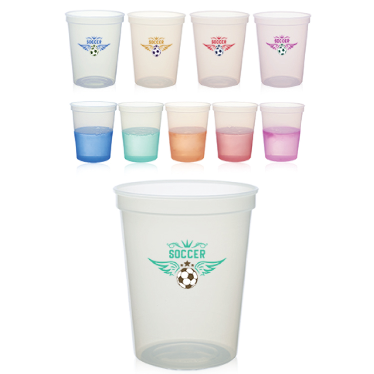 16 oz. Color Changing Mood Stadium Cup - USA Made 7