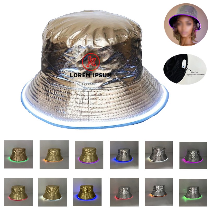 Durable Light Up Bucket LED Hat 1