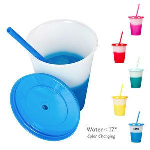 Handy 16oz Clear Plastic Color Changing Cup 7