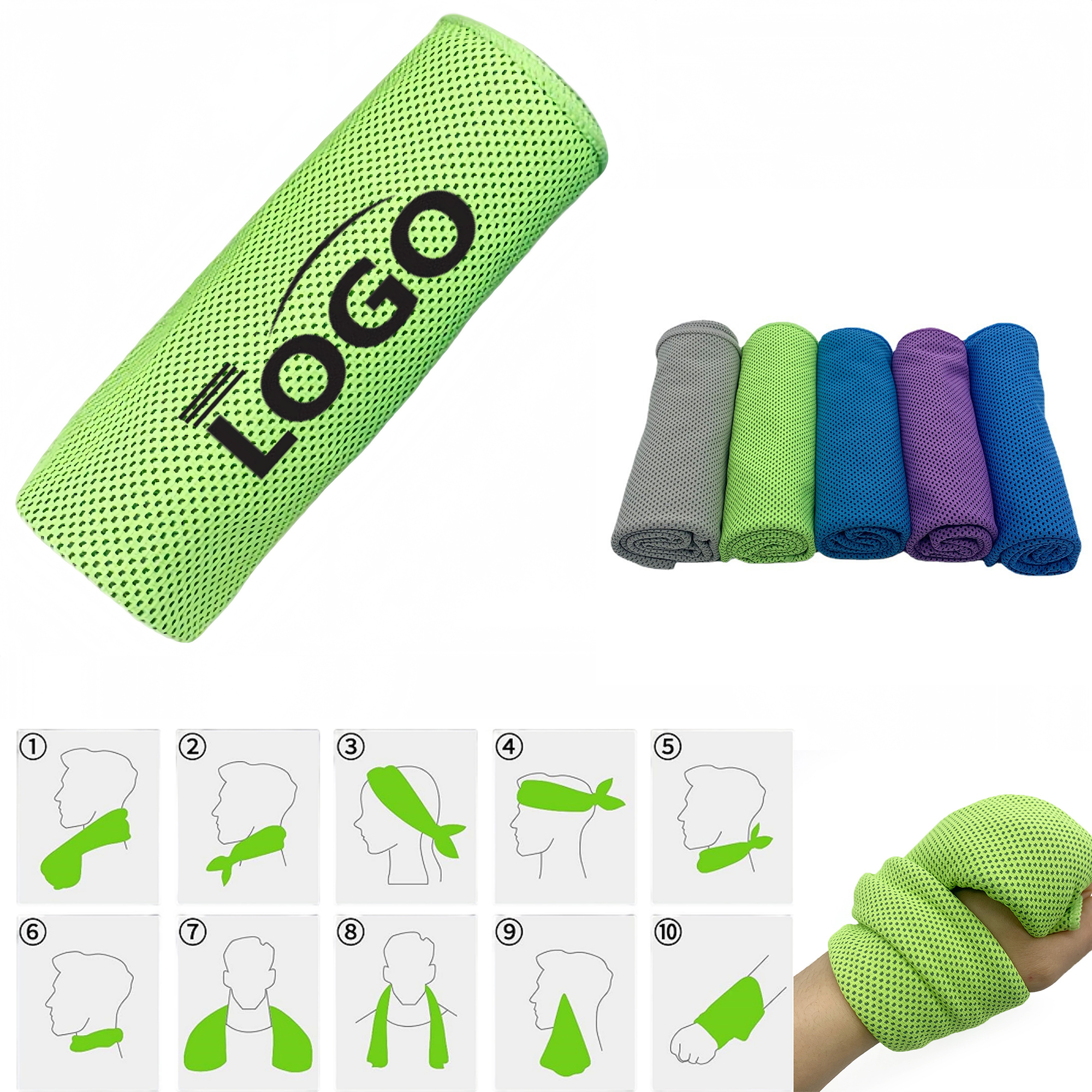 Cooling Ice Towels For Fitness Purposes 2