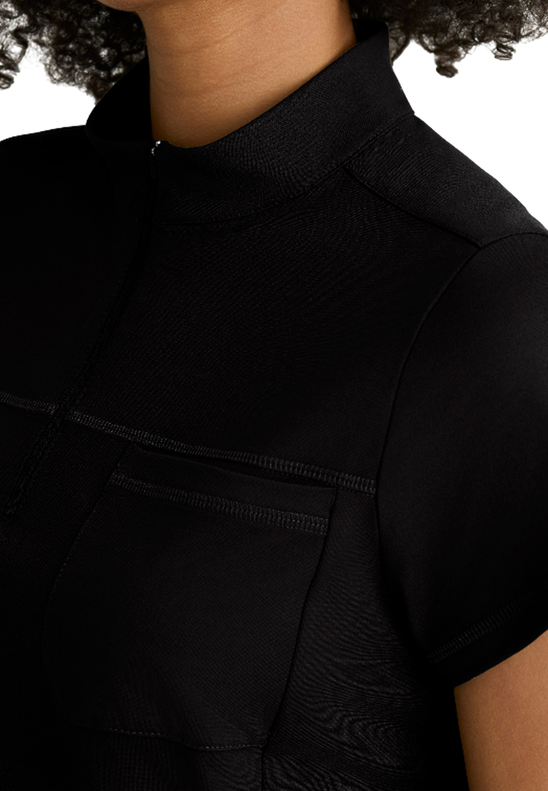 Barco One Performance Knit - Women's Three-Pocket Mock Neck Vigor Scrub Top 2