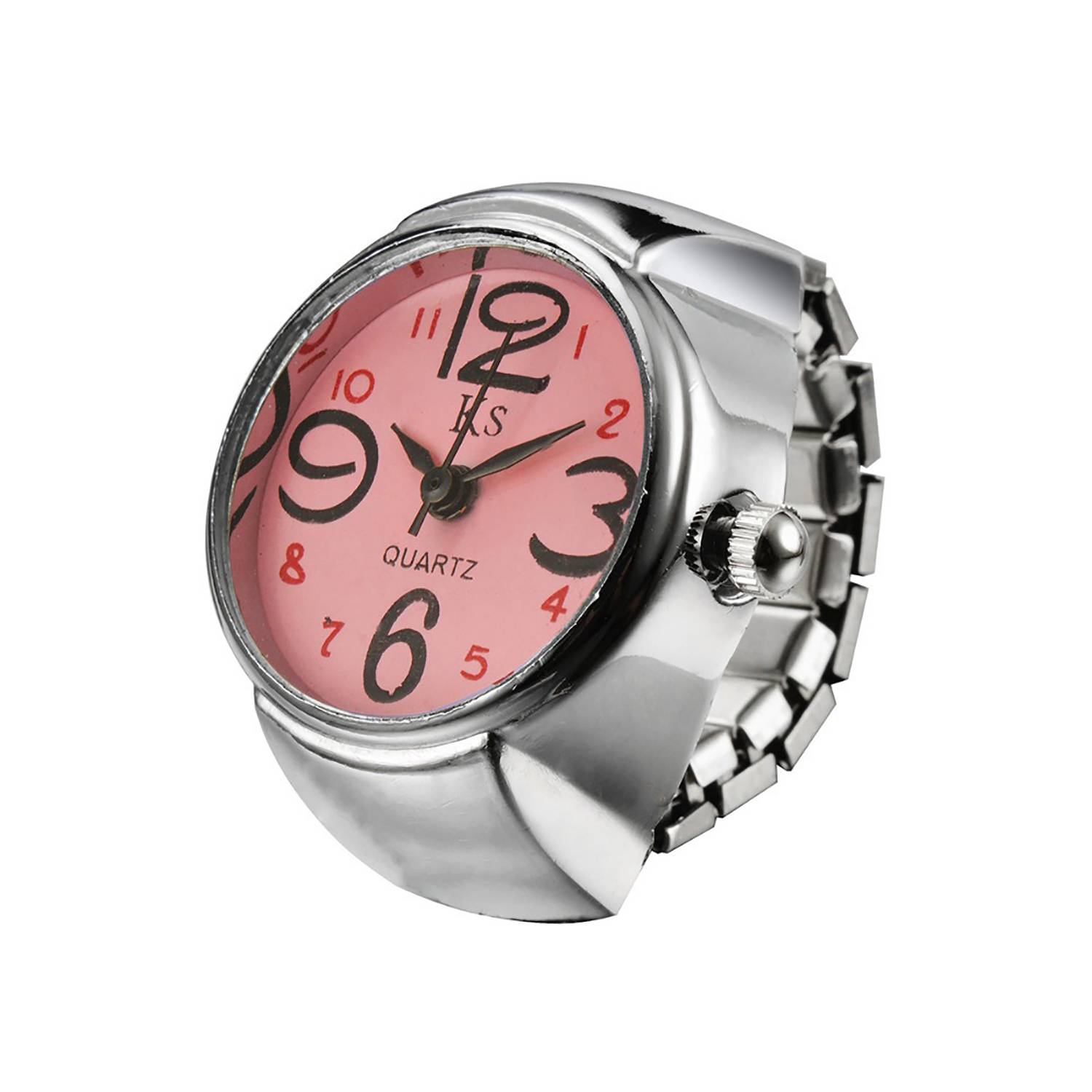 Watch-shaped Alloy Ring 11