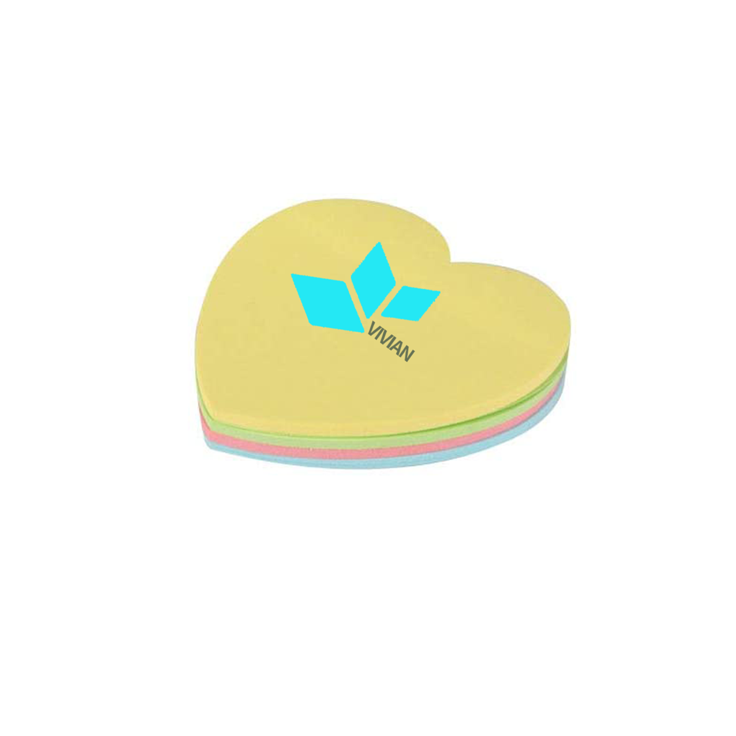 100 Sheets Colorful Sticky Notes Memo Pad for School 6