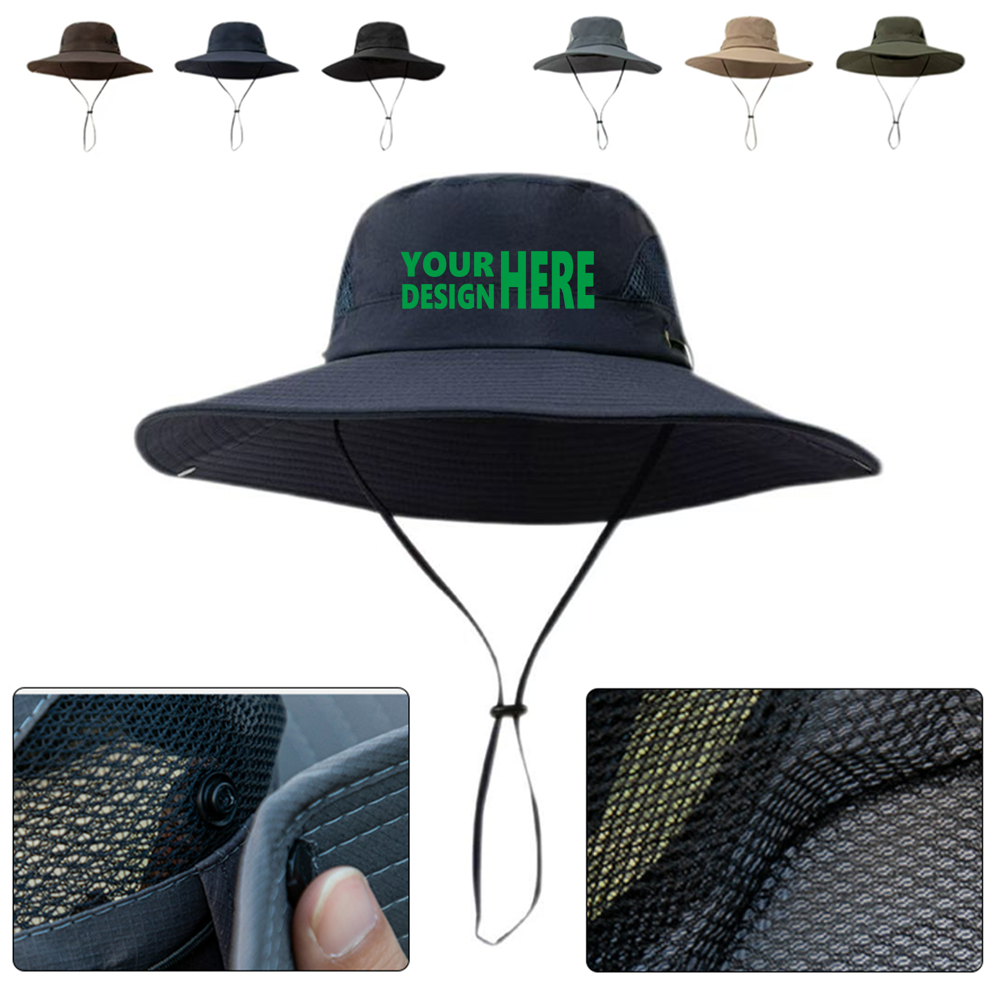Waterproof Hat with Fisherman Style 2