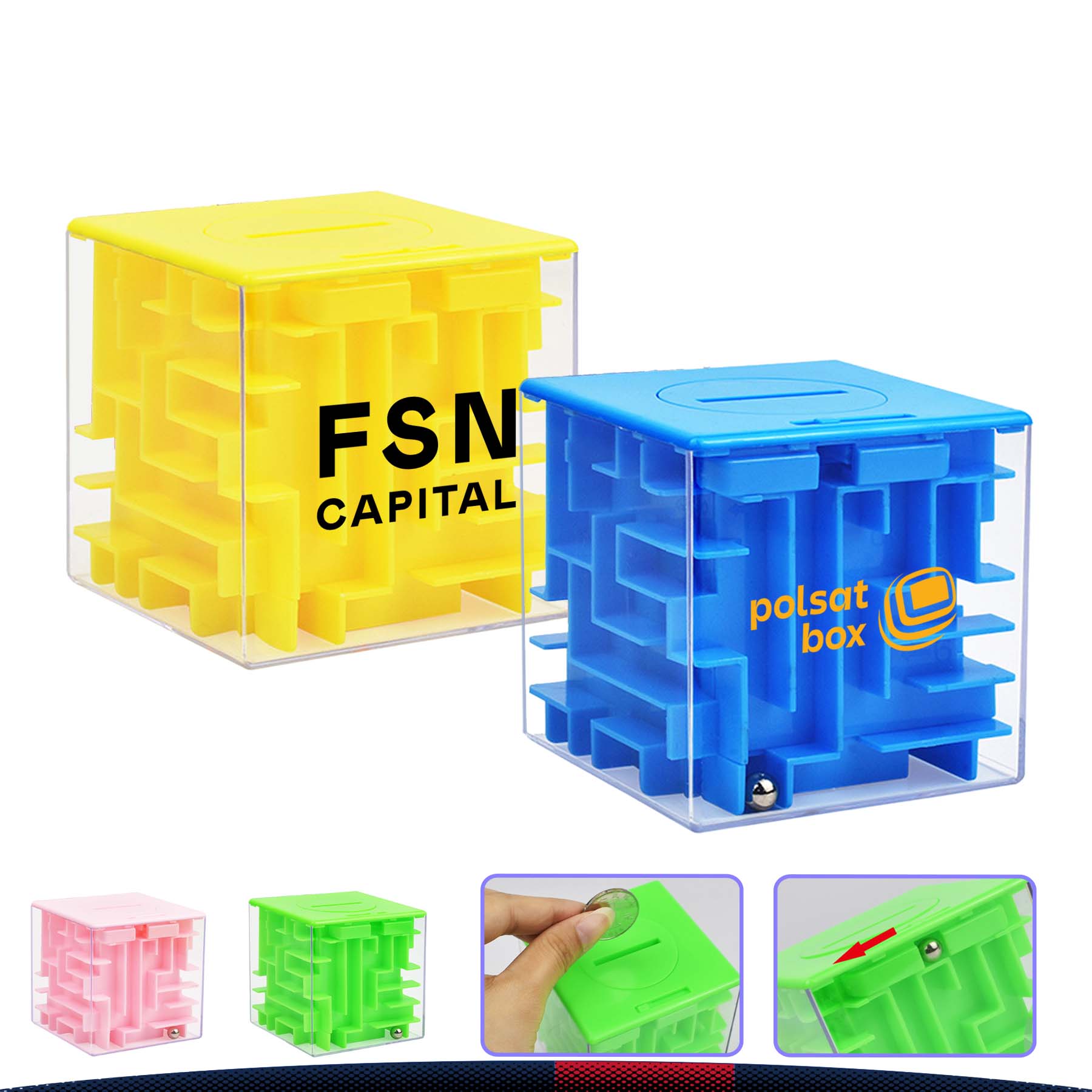 Maze Money Box 3