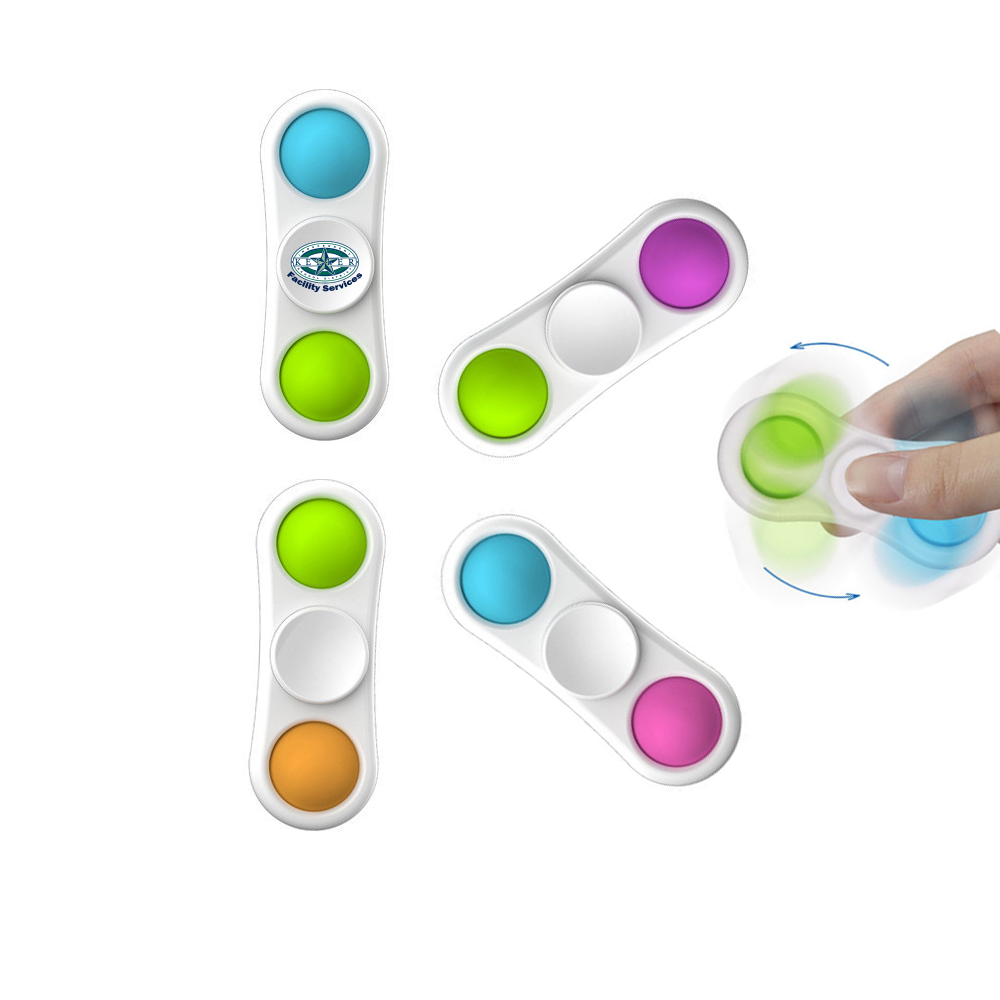Silicone Push-Pop Bubble Fidget Sensory Spinner 3