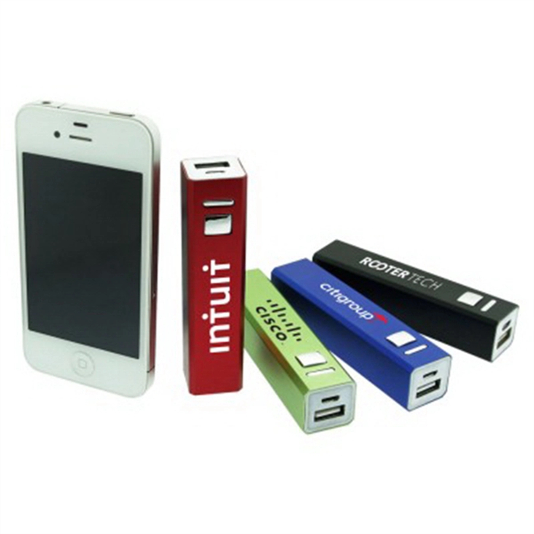 2200 mAh Metallic Portable Power Bank Charger 8