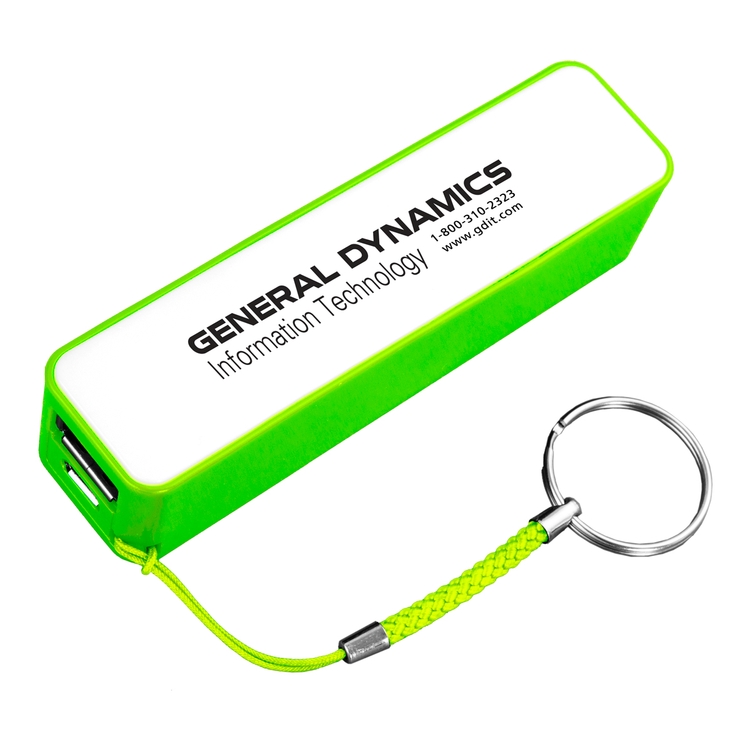 "In Charge" PB200 UL Listed 2200 mAh Portable Lithium Ion Power Bank Charger PB100 (Spot Color)