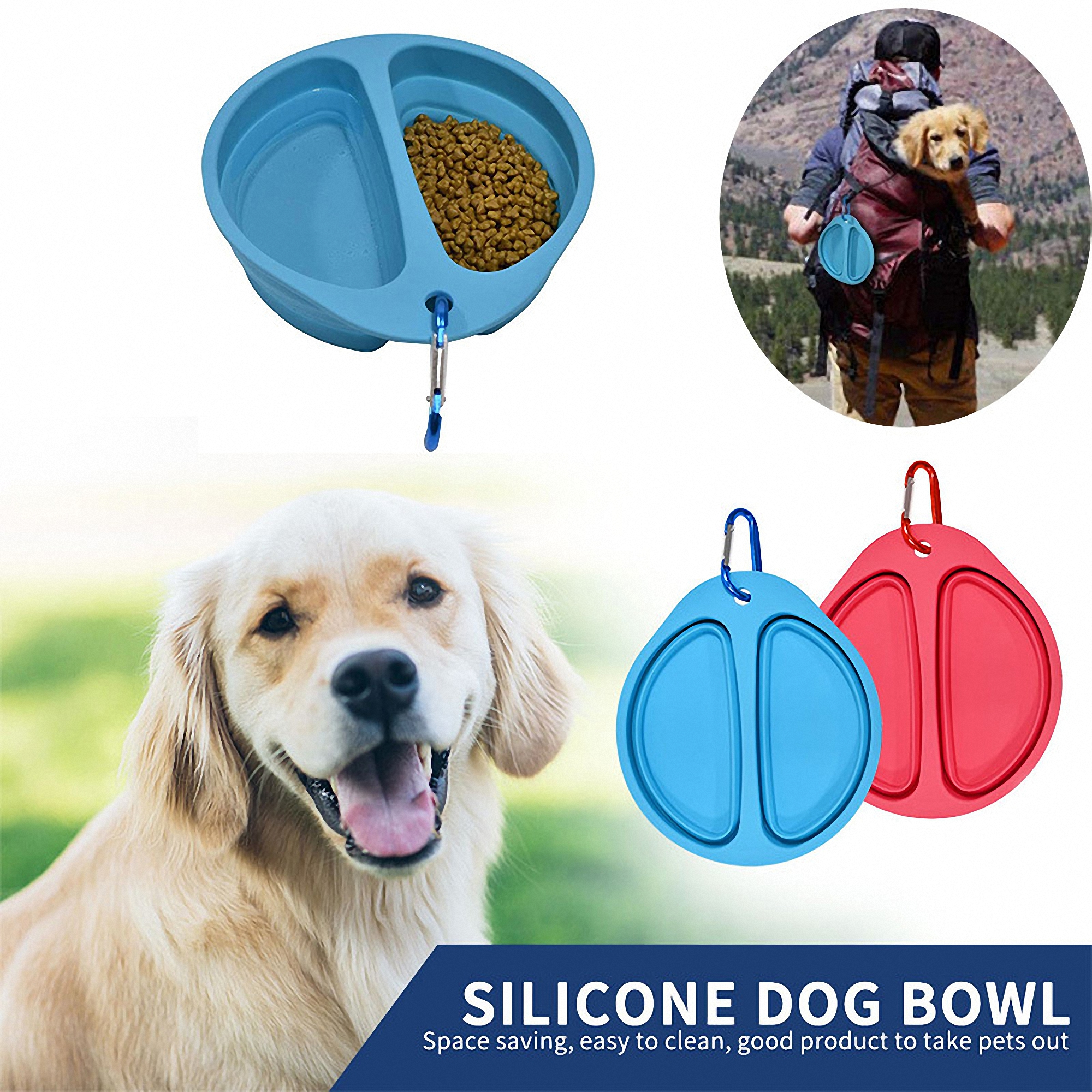 Foldable Dog and Cat Travel Bowl 5