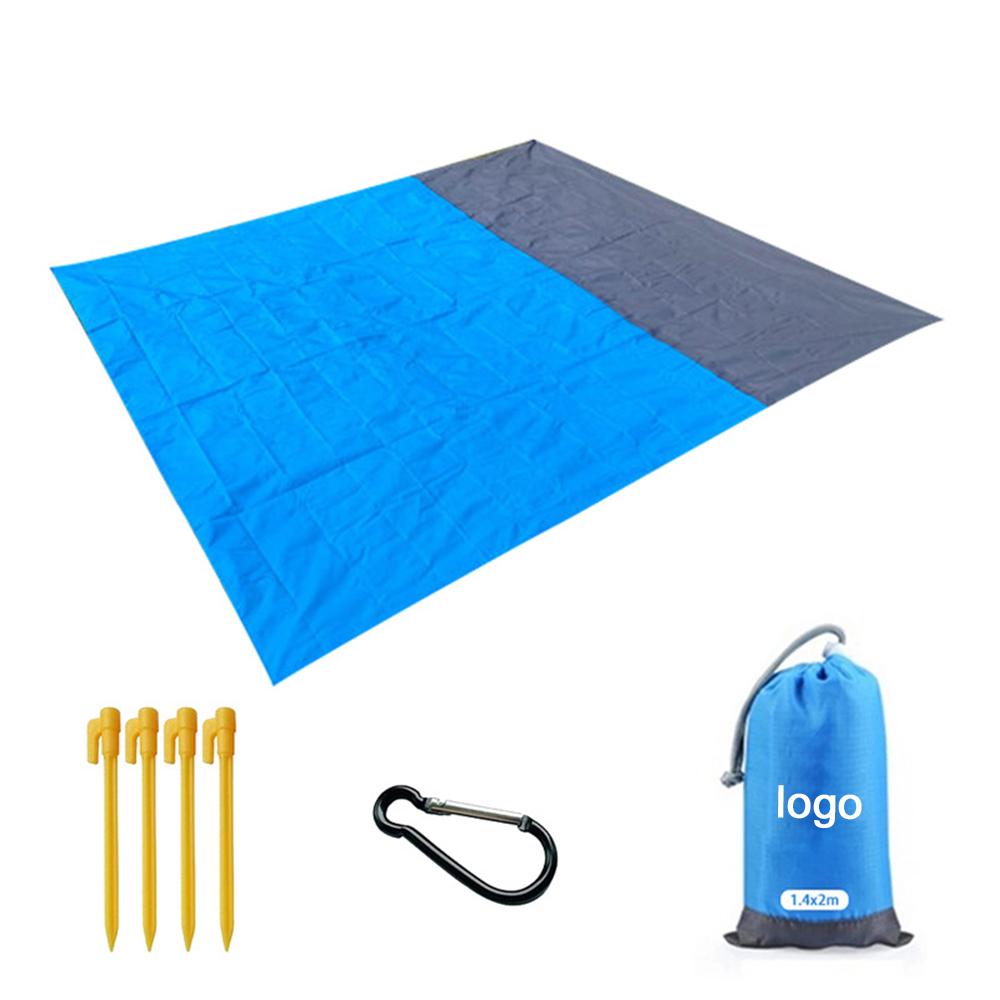 Portable Dual-Sided Beach Mat with Sand-Free Design 1