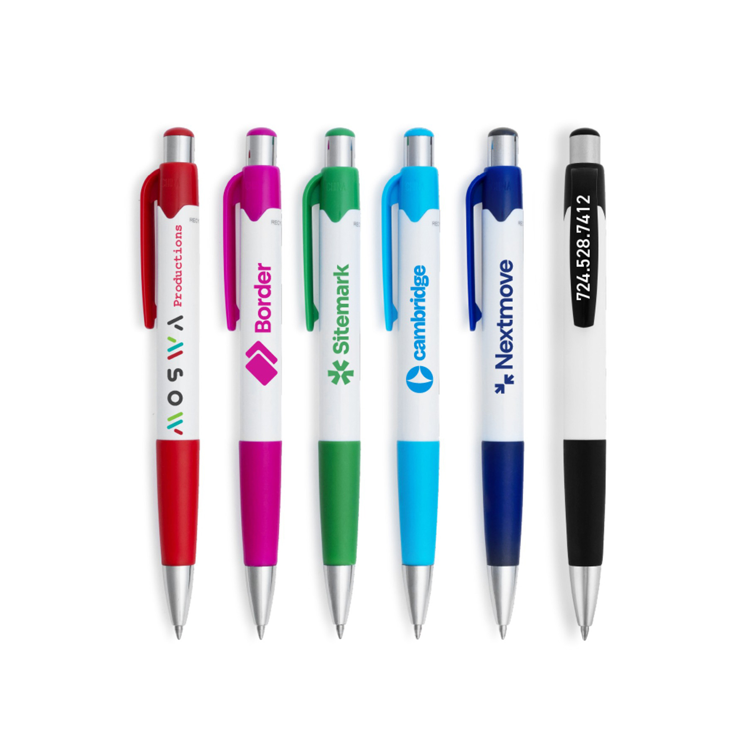 Maddie Gel Click Pen w/ Recycled Plastic 20