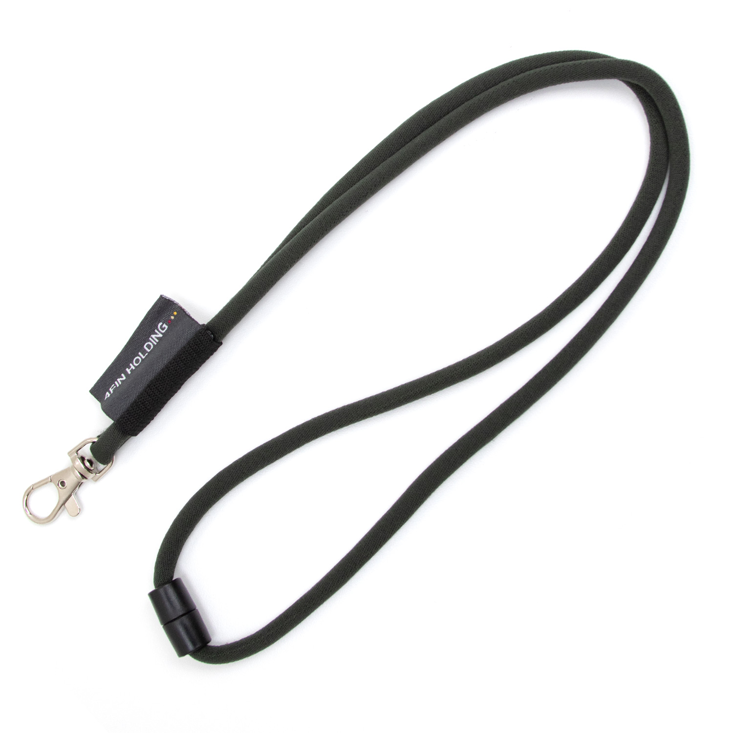 0.31" High-Elastic Cotton/Polyester Blend Woven Lanyard 2
