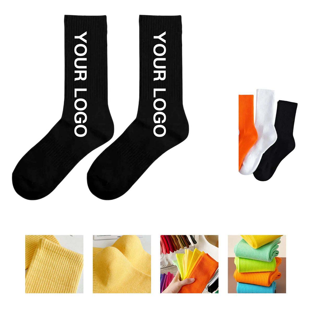 Cotton Socks with Jacquard Knitting Patterns 3