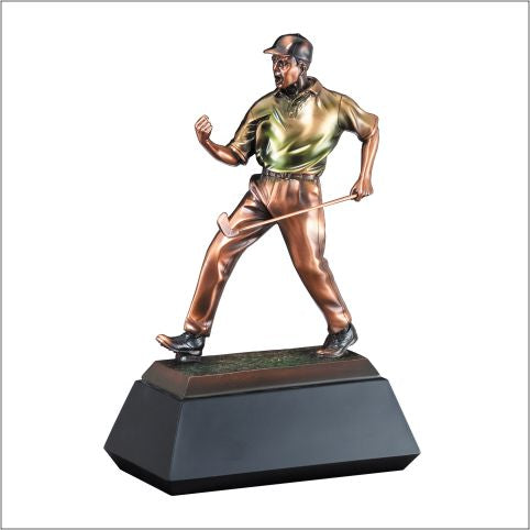 Fist Pump Golfer Resin 2