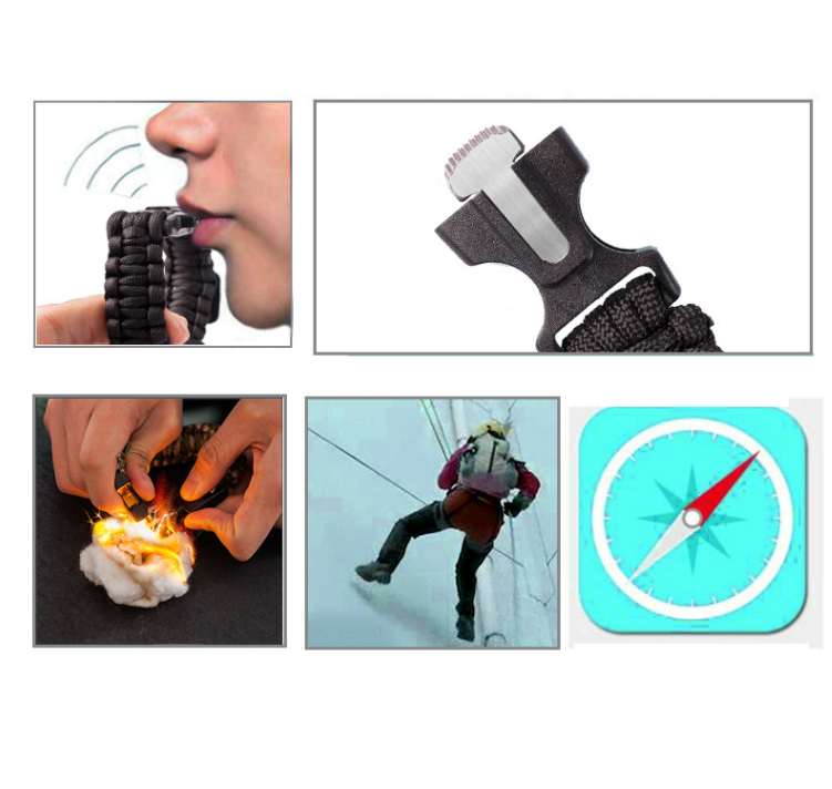 Survival Watch Wristband/Whistle 4