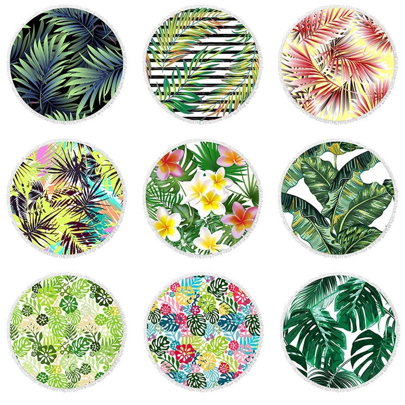 Custom Oversize Round Beach Towel 6