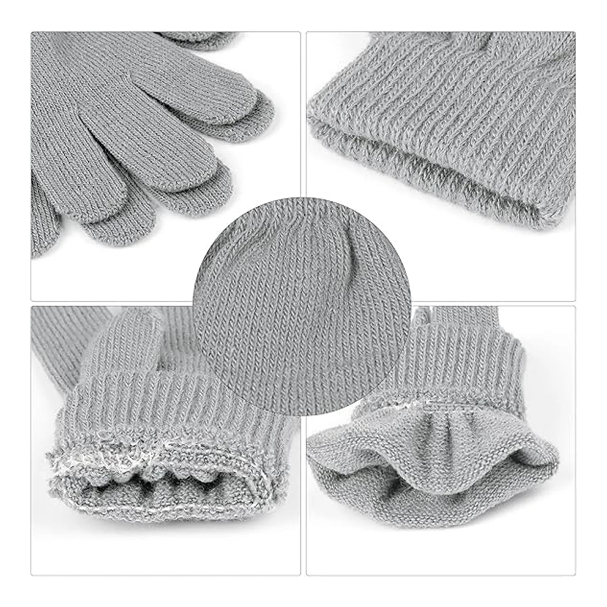 Children's Stretchy Warm Knit Gloves 3