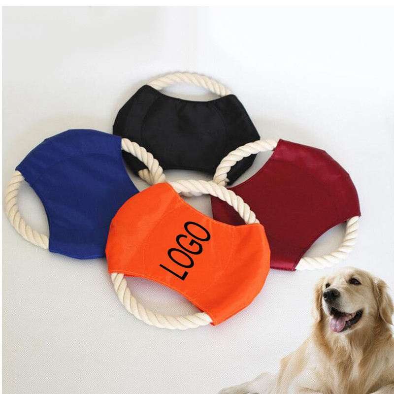 Rope Training Flying Disc/ Pet rope frisbee 2