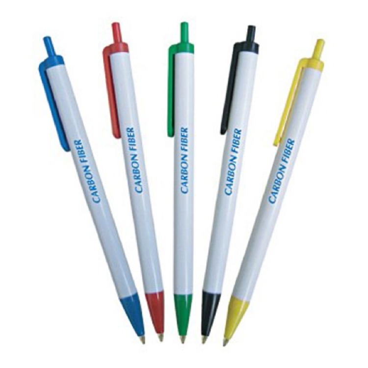 White Barrel w/ Color Tip And Trim Pen(3 Working Days)