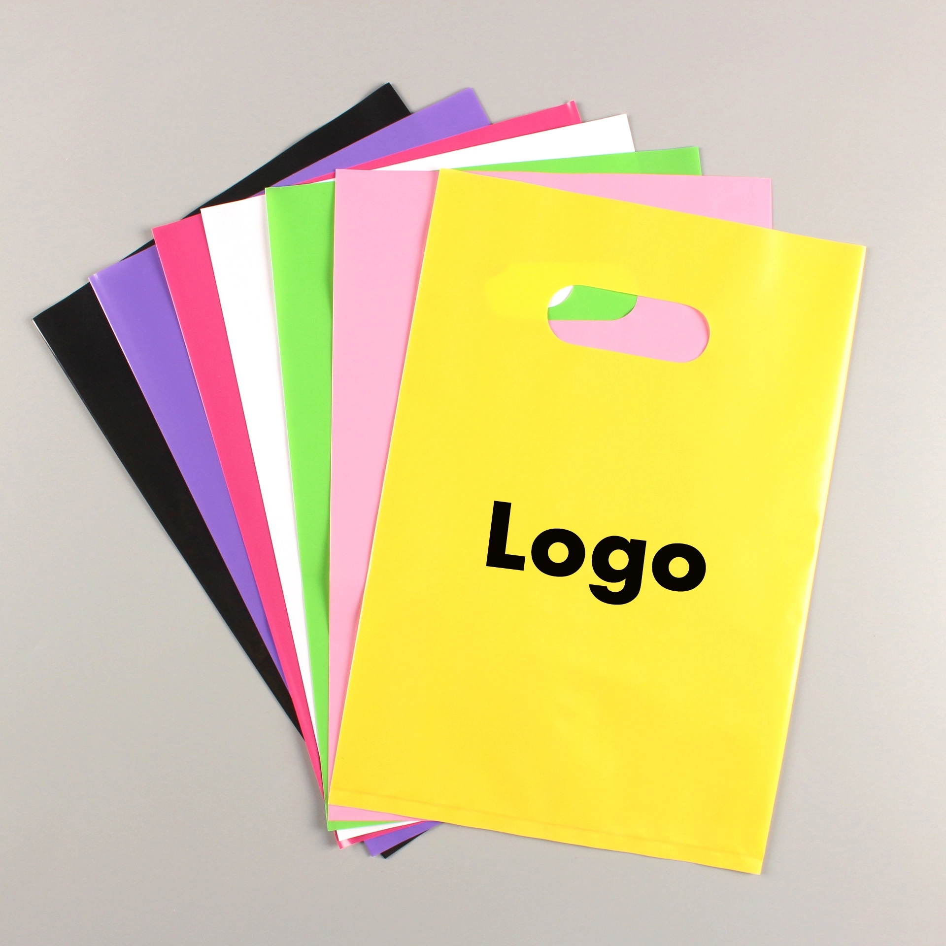 Handle Custom Shopping Plastic Bag 2