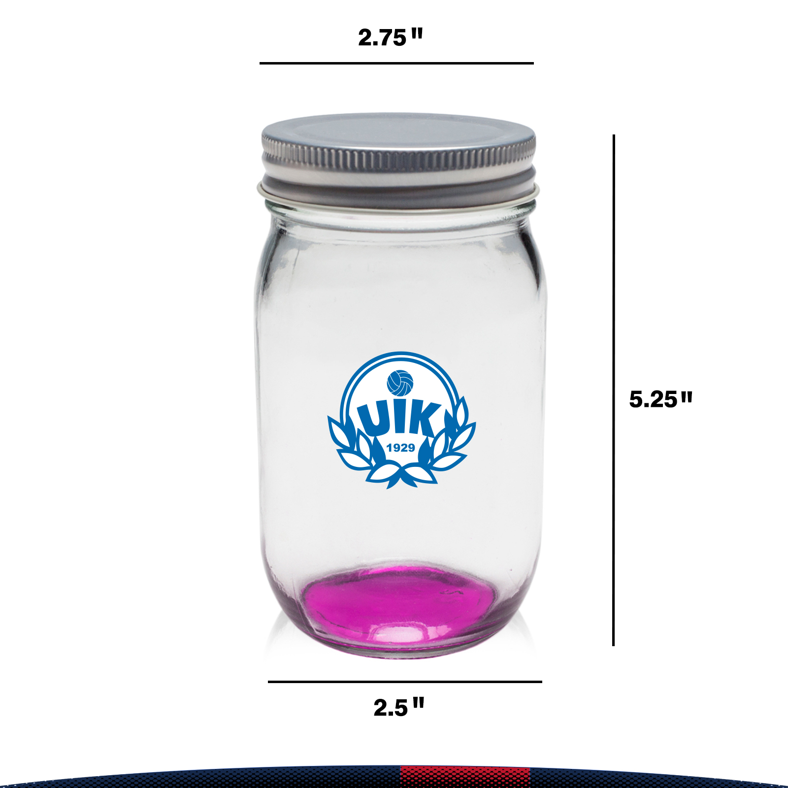 16 oz. Canning Lids Mason Jars 6