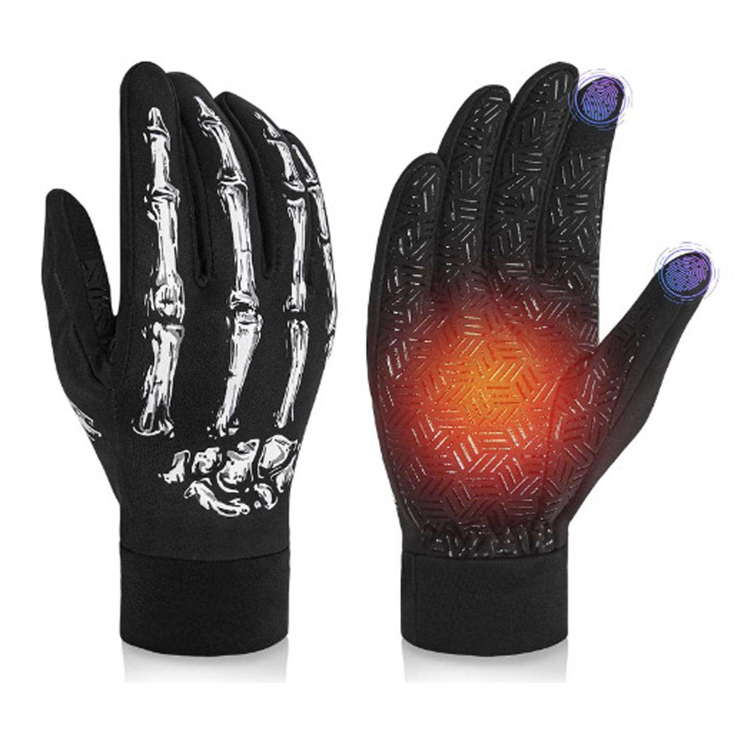 Winter PU Leather Waterproof Touchscreen Gloves 6