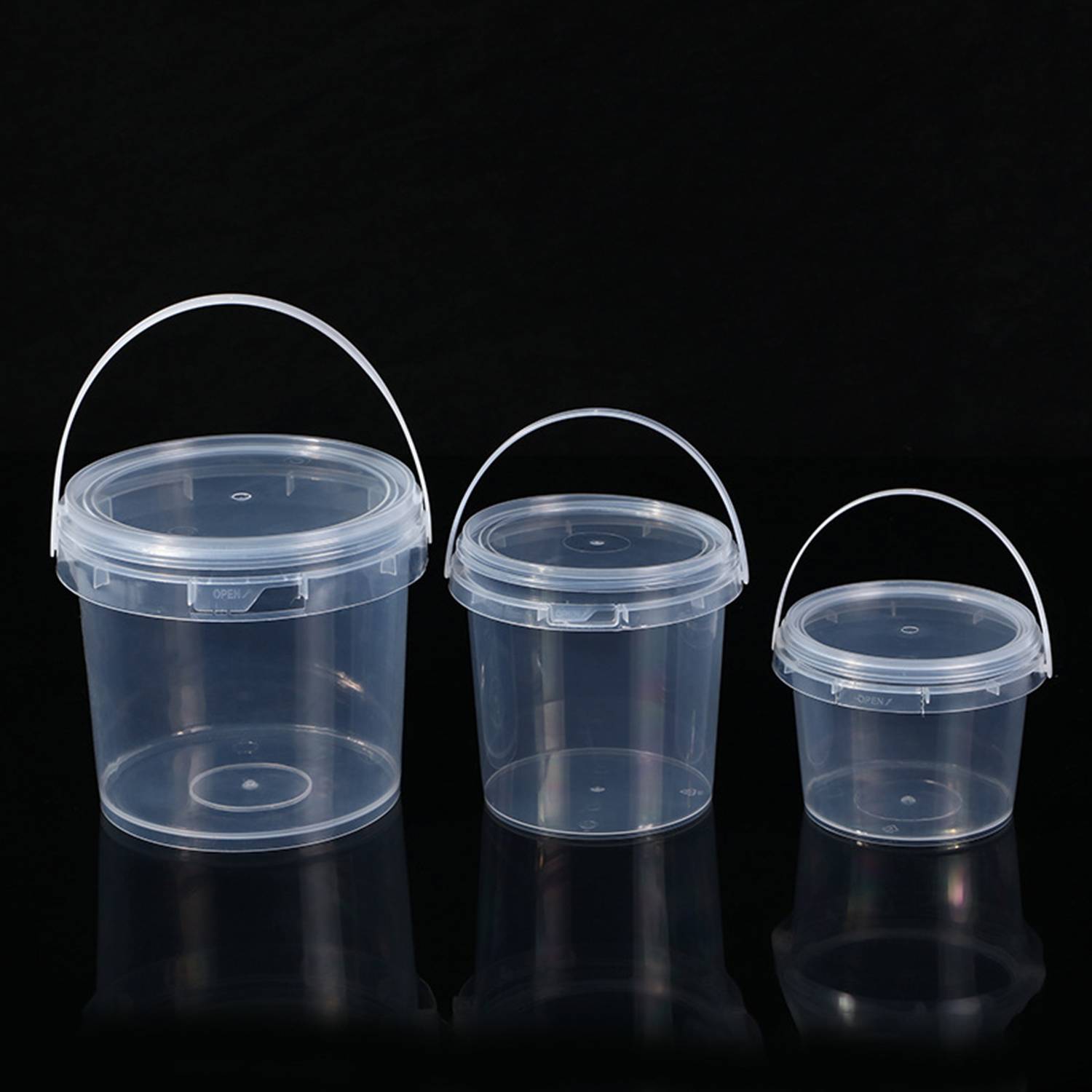Food-Grade PP Sealed Storage Tub for Tea, Snacks & Fruits 4
